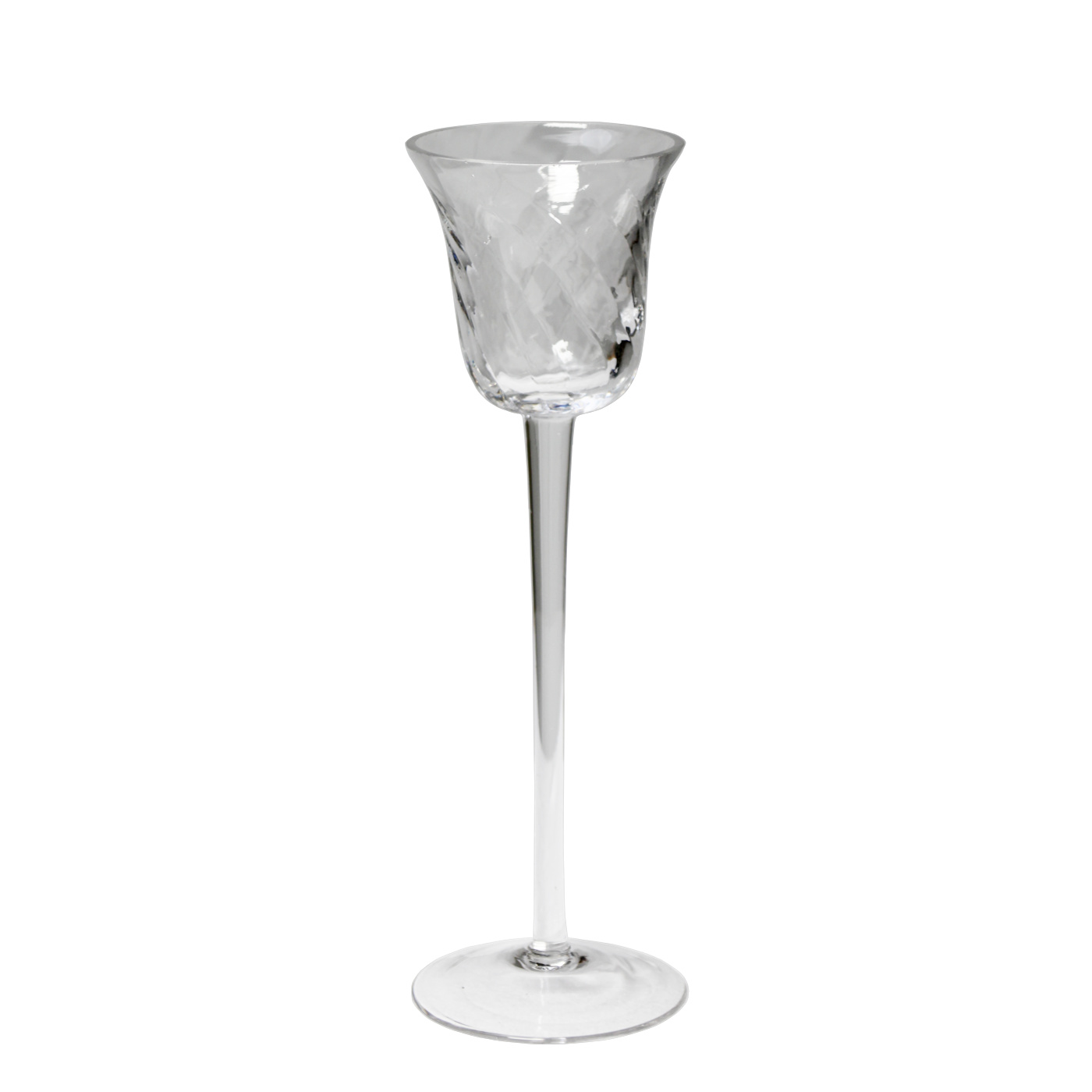 Fuss Glas 20cm Teelichthalter Votivkerzenhalter a