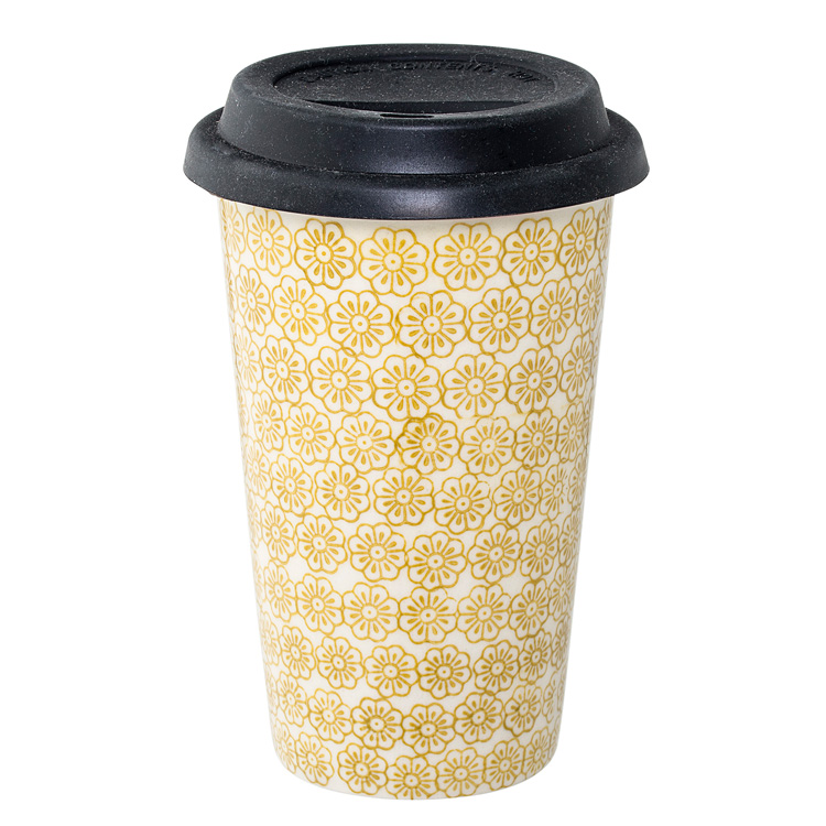 Becher mit Deckel Bloomingville Susie Coffee to go