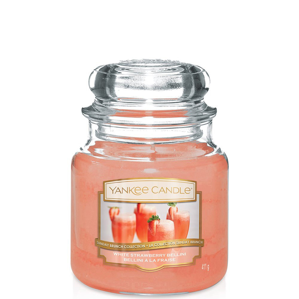 Yankee Candle White Strawberry Bellini Housewarmer 411g 038980