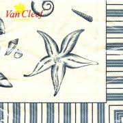 Ambiente Servietten Lunch 33x33cm Shell Stripe