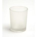Votivglas Glas f. Votivkerzen matt