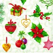 IHR Servietten Cocktail 25x25cm Feeling Christmas