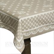 Clayre & Eef Tischdecke Flower Lace 100 x 100cm FL01
