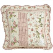 Clayre & Eef Kissenh�lle Patchwork Rosen 40x40cm