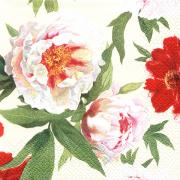 IHR Servietten Cocktail 25x25cm Peony cream