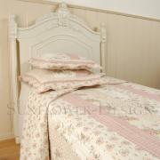 Clayre & Eef Tagesdecke Plaid Quilt Rosen Patchwork 180x260