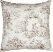 Clayre & Eef Kissenh�lle Deko-Kissen Toile de Jouy 50x50cm