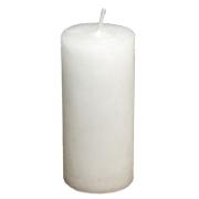 Kerze Stumpenkerze Blockkerze wei� 12cm