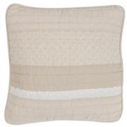 Clayre & Eef Kissenh�lle Deko-Kissen Patchwork sand-natur 40x40c
