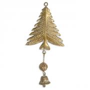 Baumschmuck Dekoh�nger Tannenbaum Metall creme-gold
