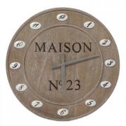Wanduhr Maison No. 23 K�chenuhr a. Holz braun-natur 40cm