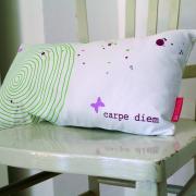 R�der Carpe Diem Kissen Baumwolle 27x50cm