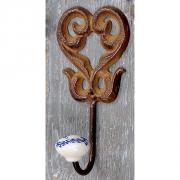 Wandhaken Handtuch-Haken a. Gusseisen antik-braun