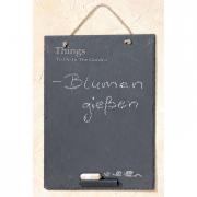 Memoboard Tafel Notizboard Schiefer-Optik 40x30cm