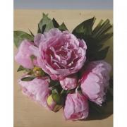 P�onienstrauss Pfingstrosen Seidenblumen Strauss rosa-violett
