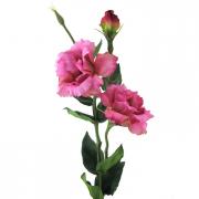 Lisianthus Kunstblume Japanrose Seidenblume pink 60cm