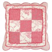 Clayre & Eef Kissenh�lle Kissen Toile de Jouy Patchwork 50x50cm