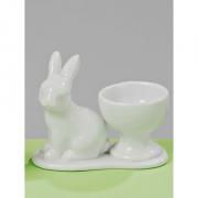 Eierbecher Hase Porzellan Ostern wei� 8cm