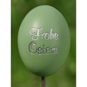 Gartenstab Ei Frohe Ostern Osterei gr�n 70cm