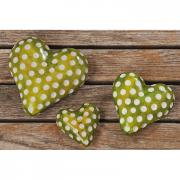Dekoherz / Herz aus Speckstein gr�n klein