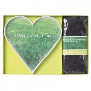 Rder Green Grass Herz mit Grassamen Rasen