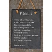Tafel m. Gedicht v. E. M�rike Schiefer Wandtafel schwarz
