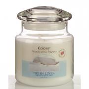 Colony Fresh Linen Duftkerze im Glas
