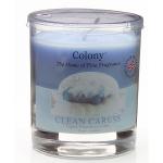 Colony Clean Caress Duftkerze im Glas klein