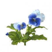 Stiefm�tterchen Pflanze Kunstpflanze 14cm blau