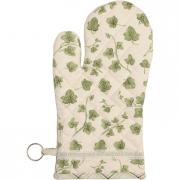Clayre & Eef Ofenhandschuh creme gr�n Efeu Ivy