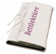 Buchh�lle Wickel - Umschlag Bettlekt�re mauve
