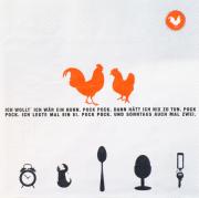 R�der breakfast Servietten 33x33cm Huhn