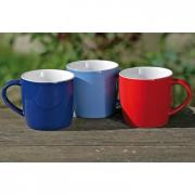 Becher Kaffeebecher Tasse Keramik blau