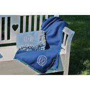 Decke Kuscheldecke Plaid hellblau 125x150cm