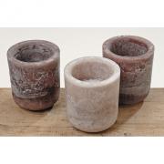 Kerze Wachswindlicht Hohlkerze 15cm sand