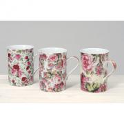 Becher Kaffeebecher Porzellan Rose Mod. B