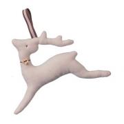Dekoh�nger Rentier Baumschmuck Handarbeit natur 11cm
