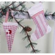 Aspegren Dekoh�nger Socke gestreift Baumschmuck