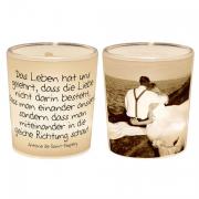 Teelichthalter Votivkerzenglas Exup�ry Richtung