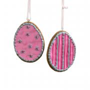 Dekoh�nger Osterei Keks Pl�tzchen rosa Set 2 tlg.