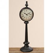 Uhr Standuhr a. Metall schwarz 58cm
