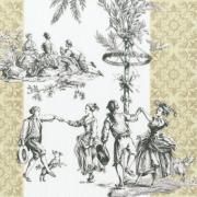 IHR Servietten Lunch 33x33cm Menuet cream