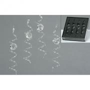 Dekoh�nger Spirale aus Glas Set 4 tlg.