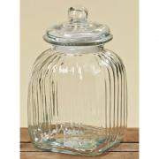 Bonboniere Vorrratsdose aus Glas 26cm
