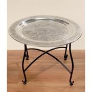 Tee-Tisch Beistelltisch Couchtisch Aluminium orientalisch 60cm