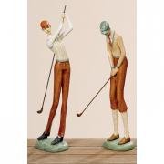 Dekofigur Golfspieler Kunstharz 50cm Mod. A