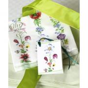 IHR Servietten Cocktail 25x25cm Floral Garland Blumen