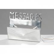 Briefsammler Postsammler Messages  Aluminium silber