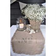Artefina Tischl�ufer Leinen natur NO.1
