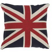 Clayre & Eef Kissenh�lle Union Jack gestrickt 50x50cm
